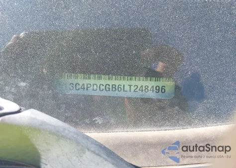 2020 Dodge Journey Crossroad z USA, uszkodzony, nr VIN 3C4PDCGB6LT248496